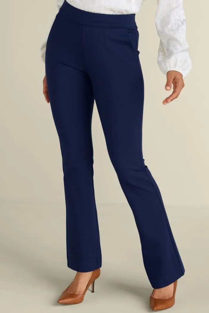 Soft Surroundings Pants|Soft Essential Ponte Bootcut Pants