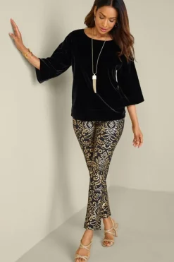 Soft Surroundings Pants|Soft Essential Ponte Slim Leg Pants