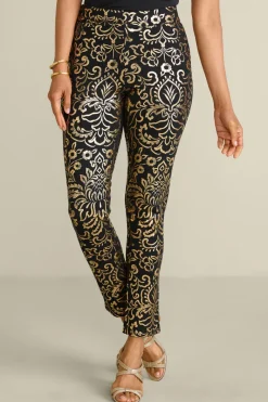Soft Surroundings Pants|Soft Essential Ponte Slim Leg Pants