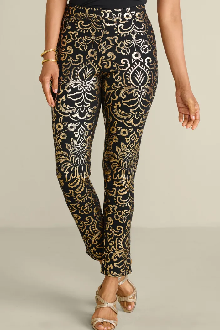 Soft Surroundings Pants|Soft Essential Ponte Slim Leg Pants