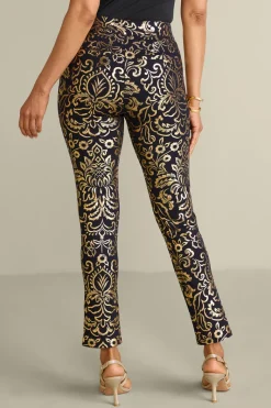 Soft Surroundings Pants|Soft Essential Ponte Slim Leg Pants
