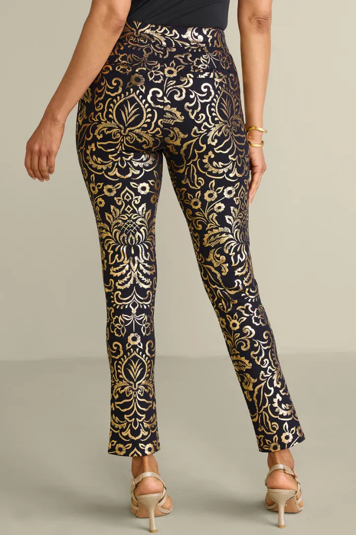 Soft Surroundings Pants|Soft Essential Ponte Slim Leg Pants