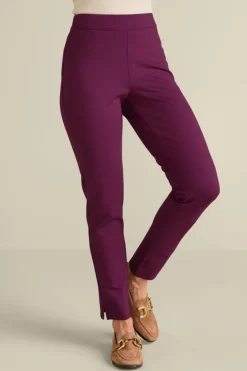 Soft Surroundings Pants|Soft Essential Ponte Slim Leg Pants