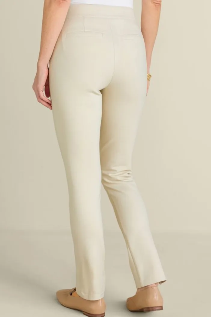 Soft Surroundings Pants|Soft Essential Ponte Slim Leg Pants