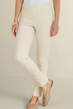 Soft Surroundings Pants|Soft Essential Ponte Slim Leg Pants
