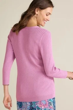 Soft Surroundings Sweaters & Cardigans|Soft Essential Ribbed Linnie Sweater