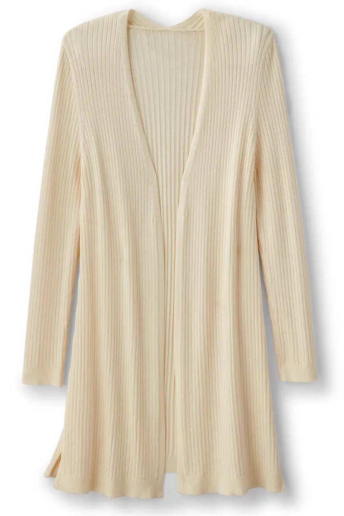 Soft Surroundings Tops|Sweaters & Cardigans|Soft Essential Ribbed Long Cardi