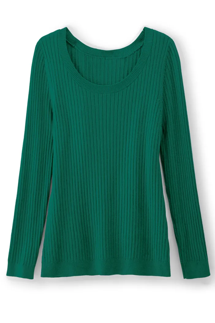 Soft Surroundings Tops|Sweaters & Cardigans|Soft Essential Ribbed Pullover Sweater