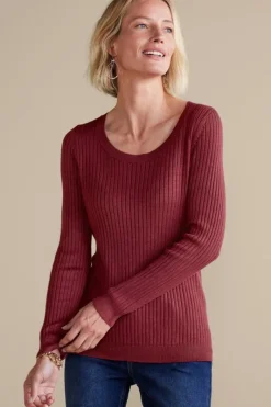 Soft Surroundings Tops|Sweaters & Cardigans|Soft Essential Ribbed Pullover Sweater