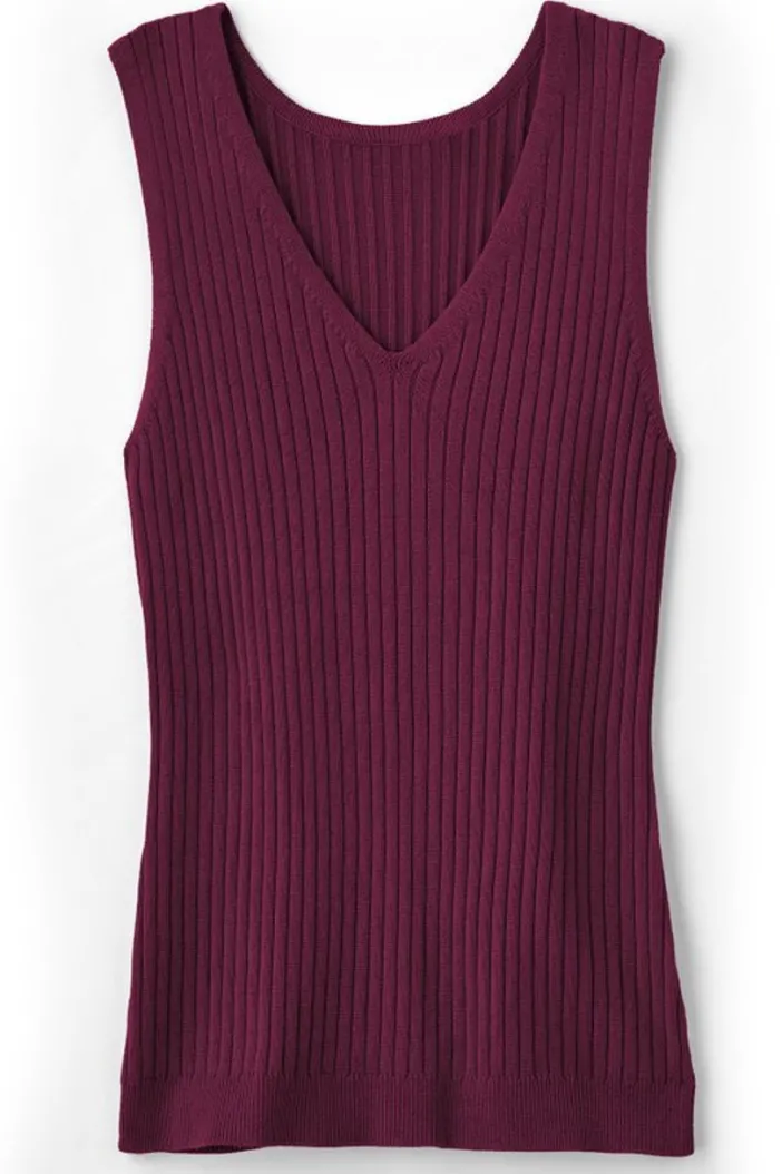 Soft Surroundings Tops|Sweaters & Cardigans|Soft Essential Ribbed Sweater Tank