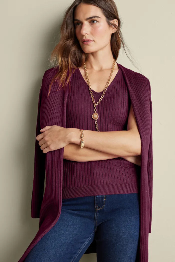 Soft Surroundings Tops|Sweaters & Cardigans|Soft Essential Ribbed Sweater Tank