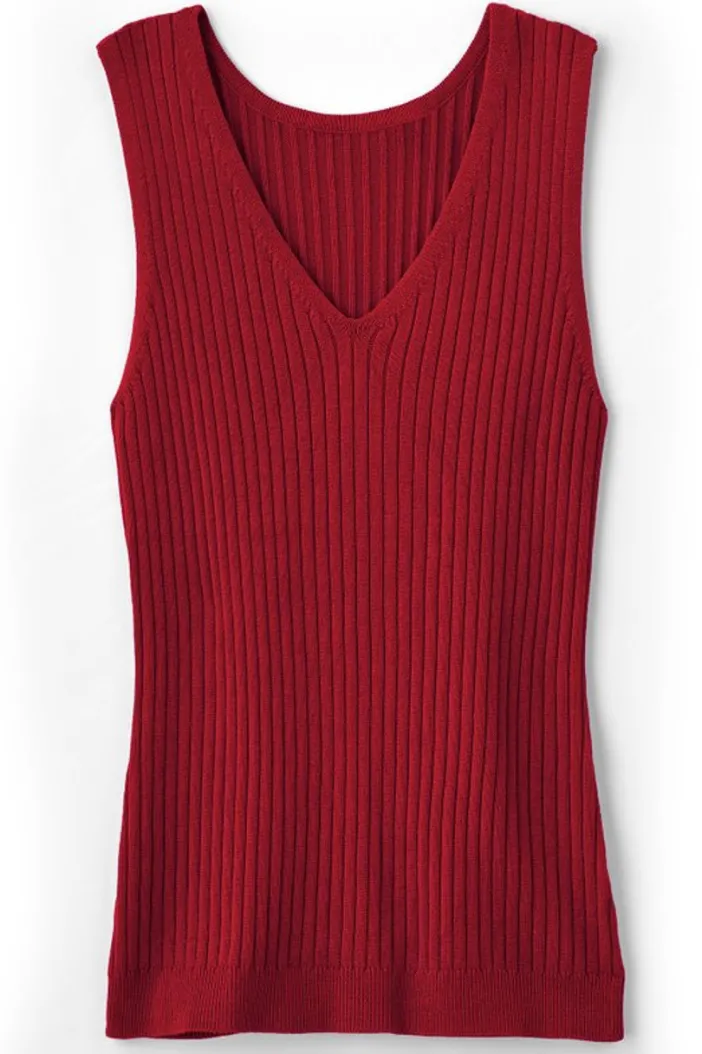 Soft Surroundings Tops|Sweaters & Cardigans|Soft Essential Ribbed Sweater Tank