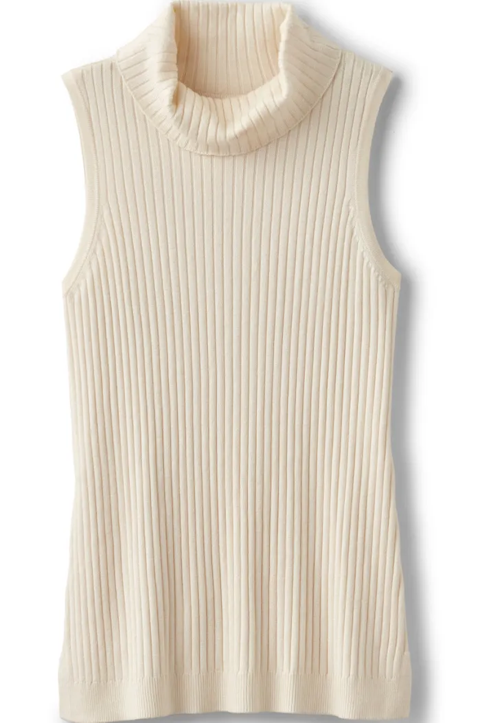 Soft Surroundings Tops|Sweaters & Cardigans|Soft Essential Ribbed Turtleneck Tank
