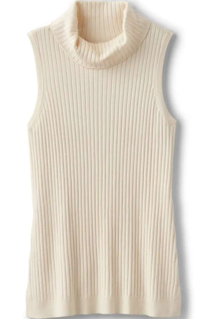 Soft Surroundings Tops|Sweaters & Cardigans|Soft Essential Ribbed Turtleneck Tank