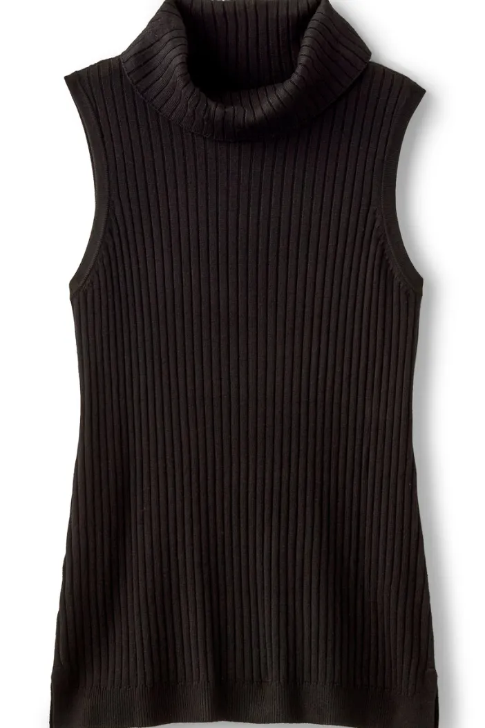 Soft Surroundings Tops|Sweaters & Cardigans|Soft Essential Ribbed Turtleneck Tank