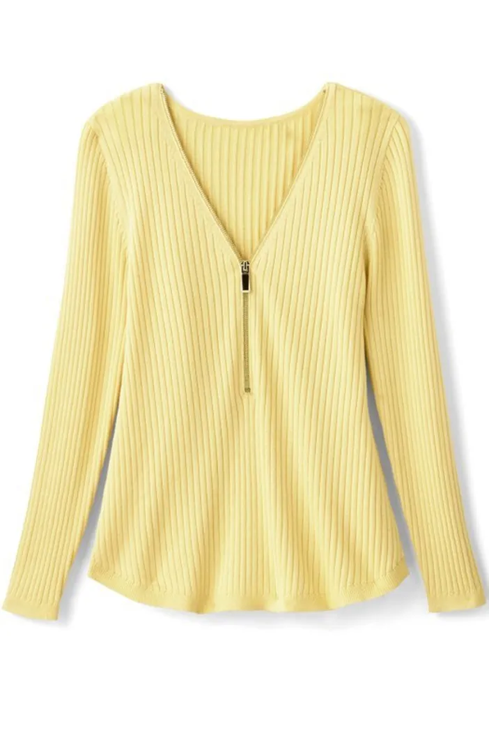 Soft Surroundings Tops|Sweaters & Cardigans|Soft Essential Ribbed Valentina Sweater
