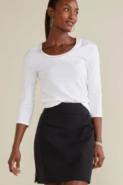 Soft Surroundings Pants|Skirts|Soft Essential Superla Skort Black