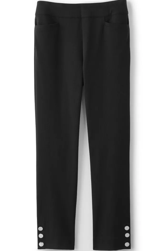 Soft Surroundings Pants|Soft Essential Superla Slim Leg Crop Pants