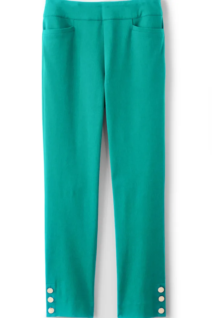 Soft Surroundings Pants|Soft Essential Superla Slim Leg Crop Pants