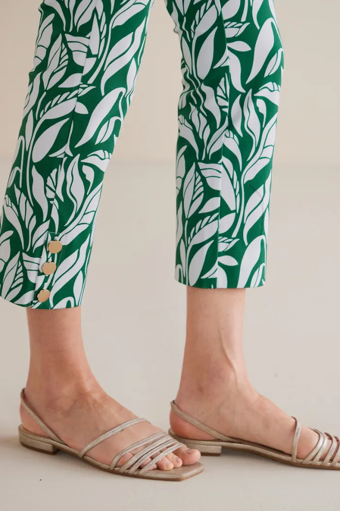 Soft Surroundings Pants|Soft Essential Superla Slim Leg Crop Pants