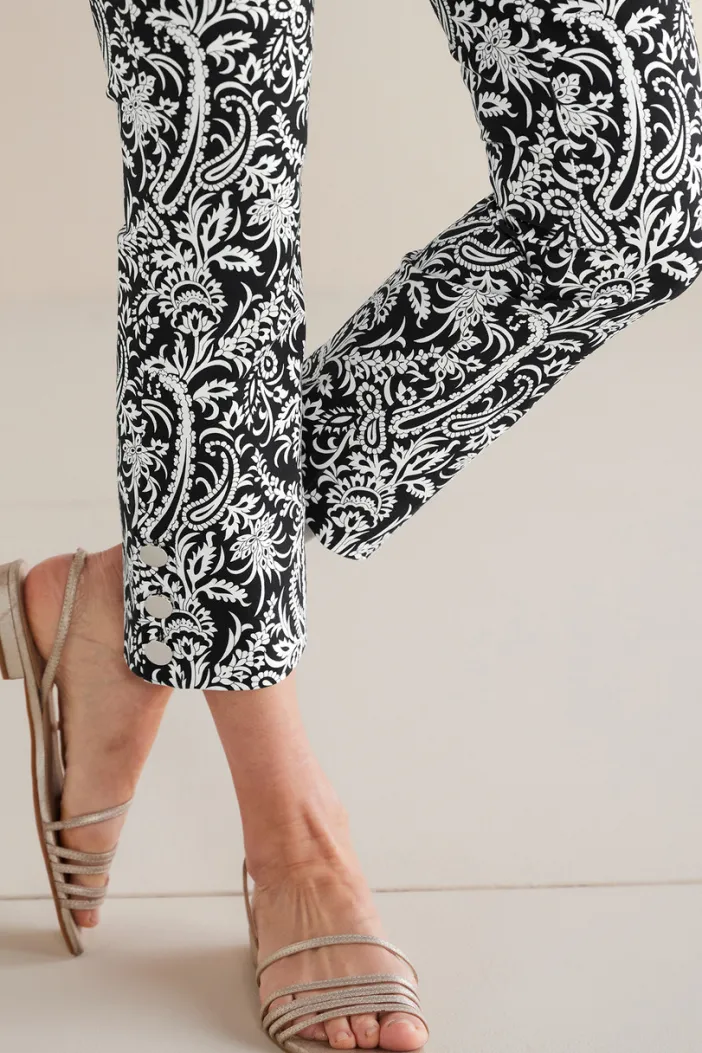 Soft Surroundings Pants|Soft Essential Superla Slim Leg Crop Pants
