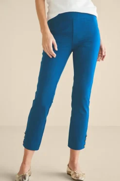 Soft Surroundings Pants|Soft Essential Superla Slim Leg Crop Pants