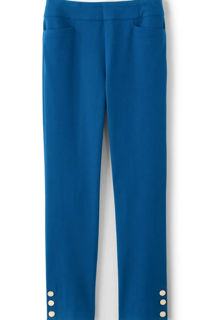 Soft Surroundings Pants|Soft Essential Superla Slim Leg Crop Pants