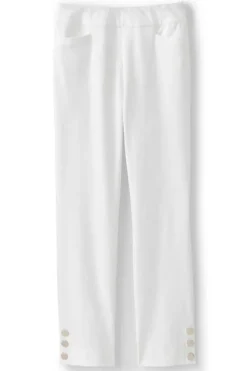 Soft Surroundings Pants|Soft Essential Superla Slim Leg Crop Pants