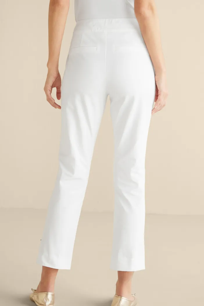 Soft Surroundings Pants|Soft Essential Superla Slim Leg Crop Pants