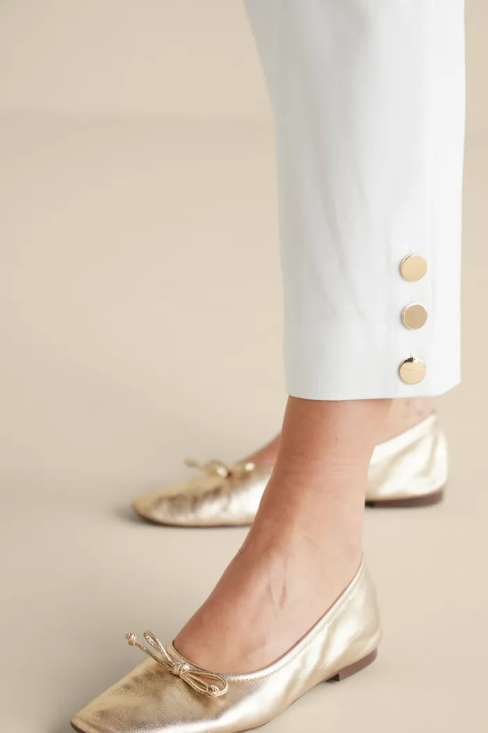 Soft Surroundings Pants|Soft Essential Superla Slim Leg Crop Pants