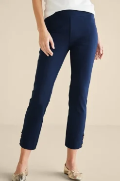 Soft Surroundings Pants|Soft Essential Superla Slim Leg Crop Pants