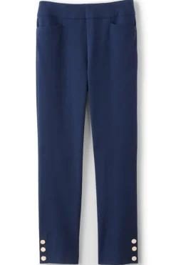 Soft Surroundings Pants|Soft Essential Superla Slim Leg Crop Pants