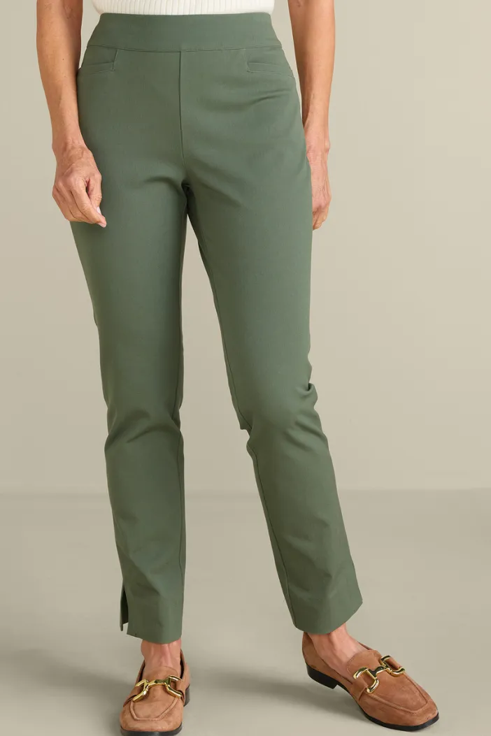 Soft Surroundings Pants|Soft Essential Superla Slim Leg Pants