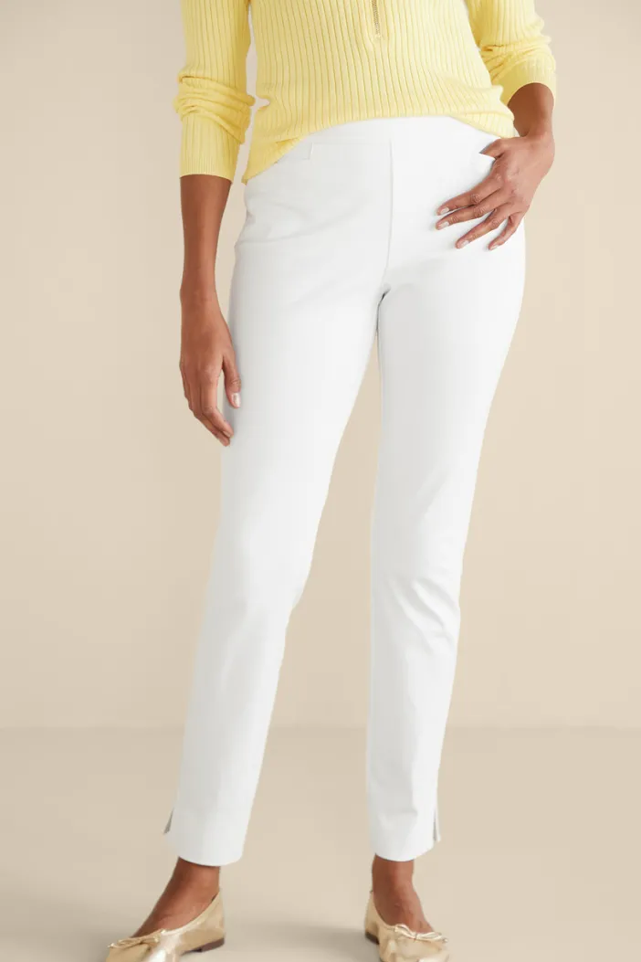 Soft Surroundings Pants|Soft Essential Superla Slim Leg Pants