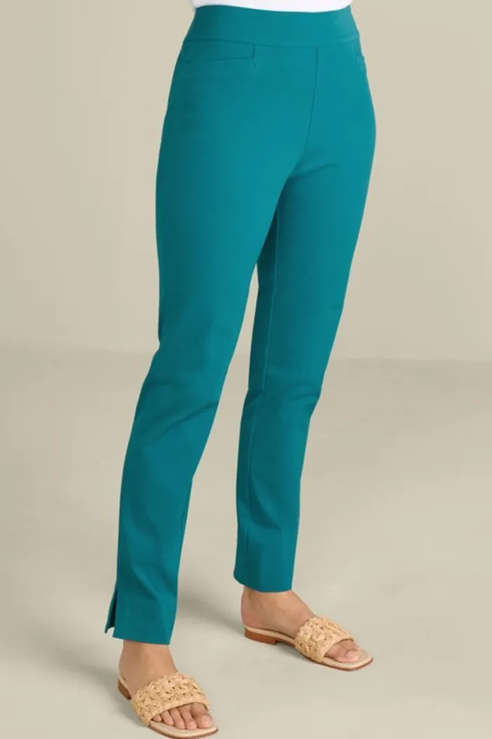 Soft Surroundings Pants|Soft Essential Superla Slim Leg Pants