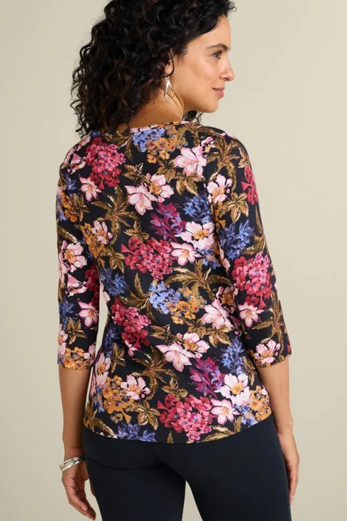 Soft Surroundings Tops|Soft Essential Supima 3/4 Sleeve Tee I