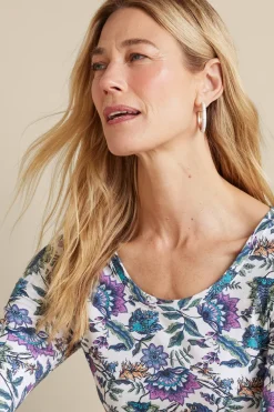 Soft Surroundings Tops|Soft Essential Supima 3/4 Sleeve Tee I