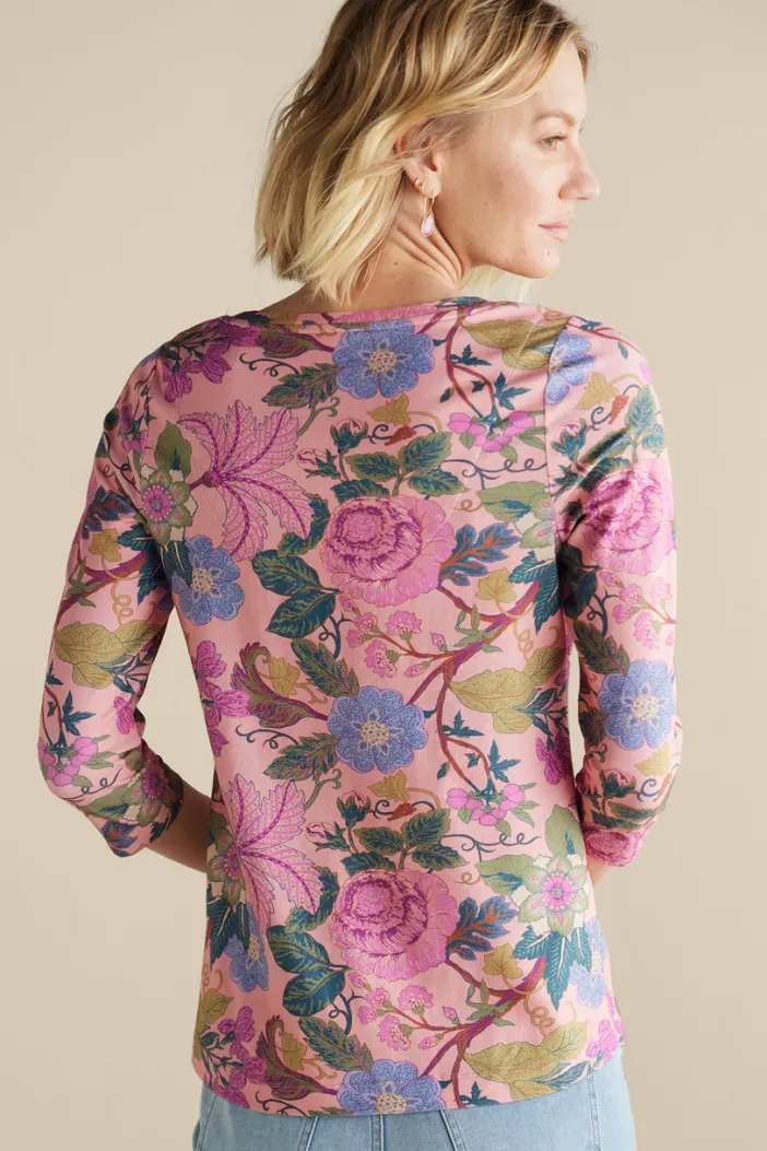 Soft Surroundings Tops|Soft Essential Supima 3/4 Sleeve Tee I