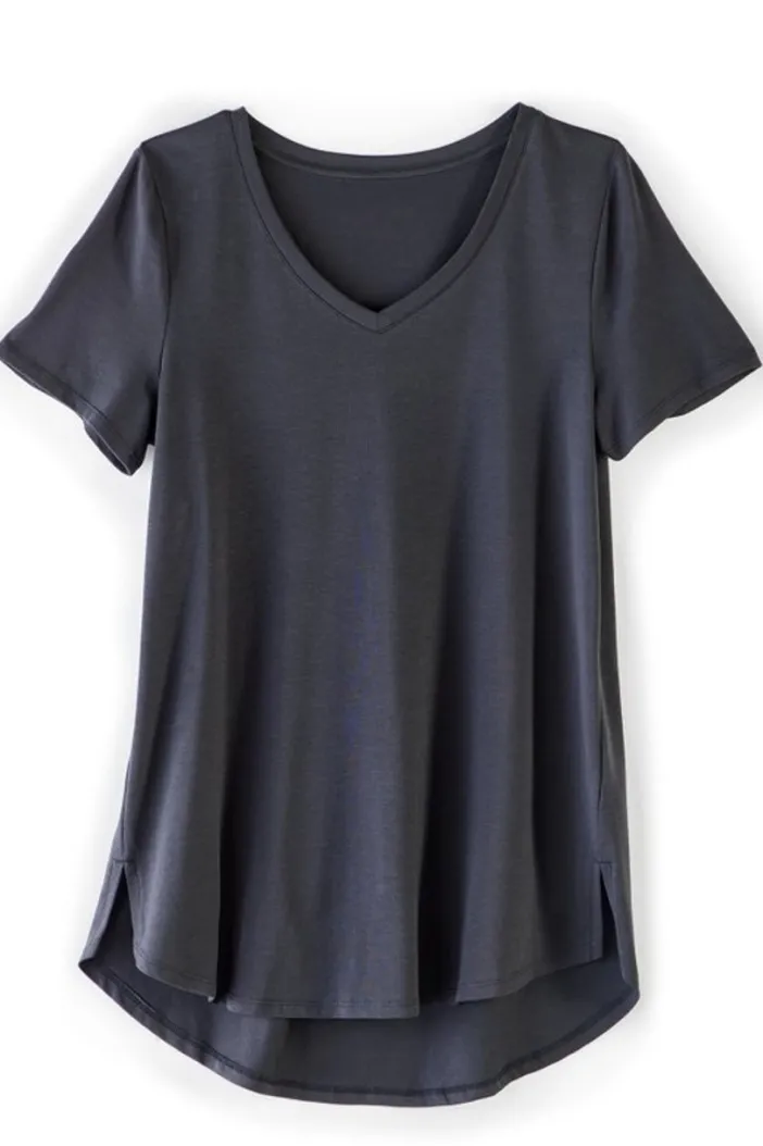 Soft Surroundings Tops|Tunics & Leggings|Soft Essential Supima Isabel Short Sleeve Tunic