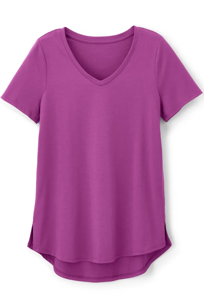 Soft Surroundings Tops|Tunics & Leggings|Soft Essential Supima Isabel Short Sleeve Tunic