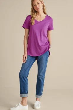 Soft Surroundings Tops|Tunics & Leggings|Soft Essential Supima Isabel Short Sleeve Tunic