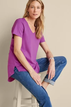 Soft Surroundings Tops|Tunics & Leggings|Soft Essential Supima Isabel Short Sleeve Tunic