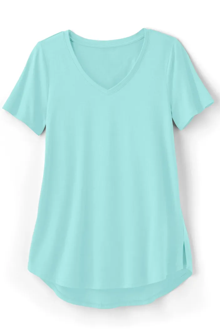 Soft Surroundings Tops|Tunics & Leggings|Soft Essential Supima Isabel Short Sleeve Tunic