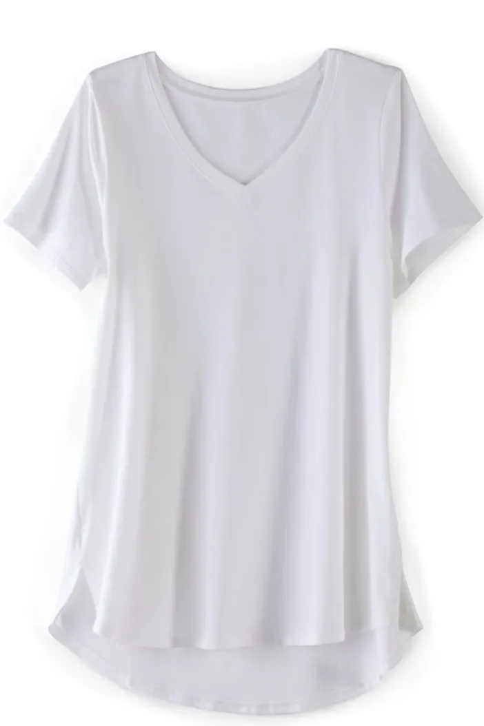 Soft Surroundings Tops|Tunics & Leggings|Soft Essential Supima Isabel Short Sleeve Tunic