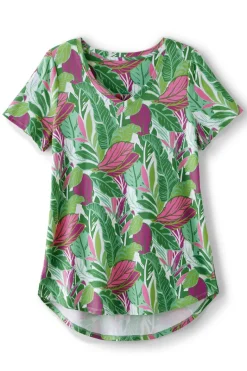 Soft Surroundings Tops|Tunics & Leggings|Soft Essential Supima Isabel Short Sleeve Tunic