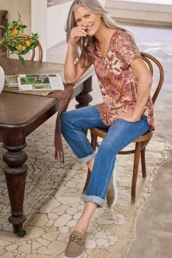 Soft Surroundings Tops|Tunics & Leggings|Soft Essential Supima Isabel Short Sleeve Tunic