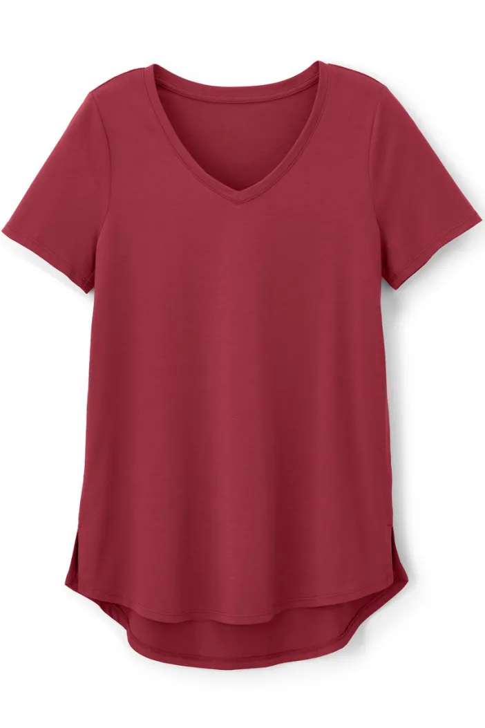 Soft Surroundings Tops|Tunics & Leggings|Soft Essential Supima Isabel Short Sleeve Tunic