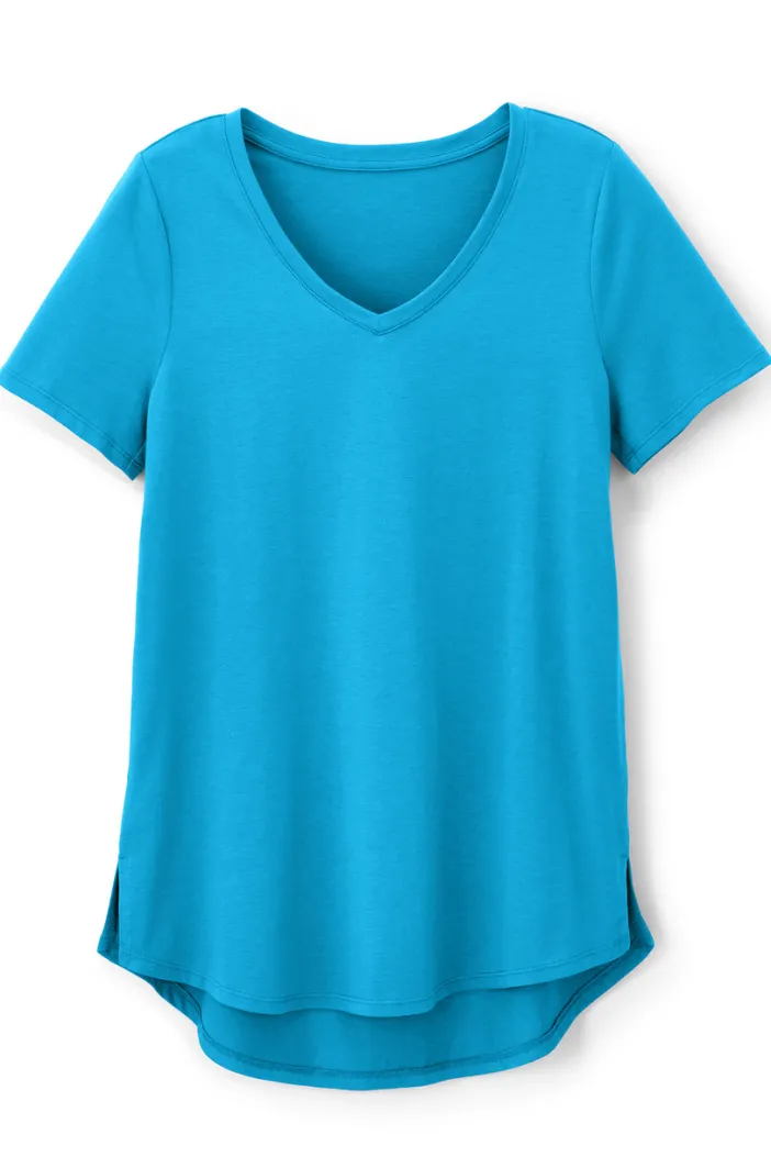Soft Surroundings Tops|Tunics & Leggings|Soft Essential Supima Isabel Short Sleeve Tunic