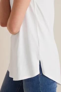 Soft Surroundings Tops|Tunics & Leggings|Soft Essential Supima Isabel Short Sleeve Tunic