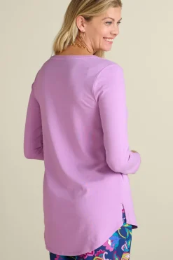 Soft Surroundings Tops|Soft Essential Supima Isabel Long Sleeve Tunic